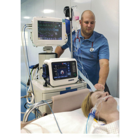 哈美顿c1有创呼吸机适气切病人icu同款心肺衰竭运动神经元病